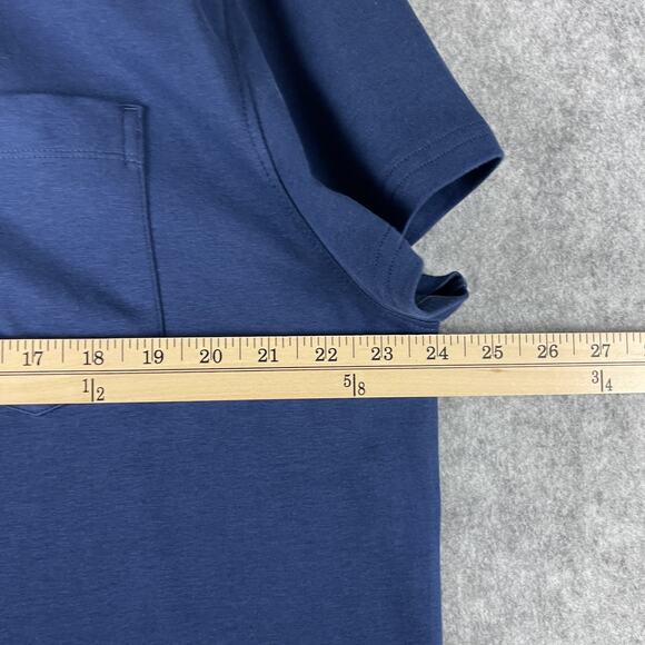 Banana Republic Luxury Touch Shirt Mens XL Blue Button Up Cotton Soft Preppy NEW - Picture 8 of 12